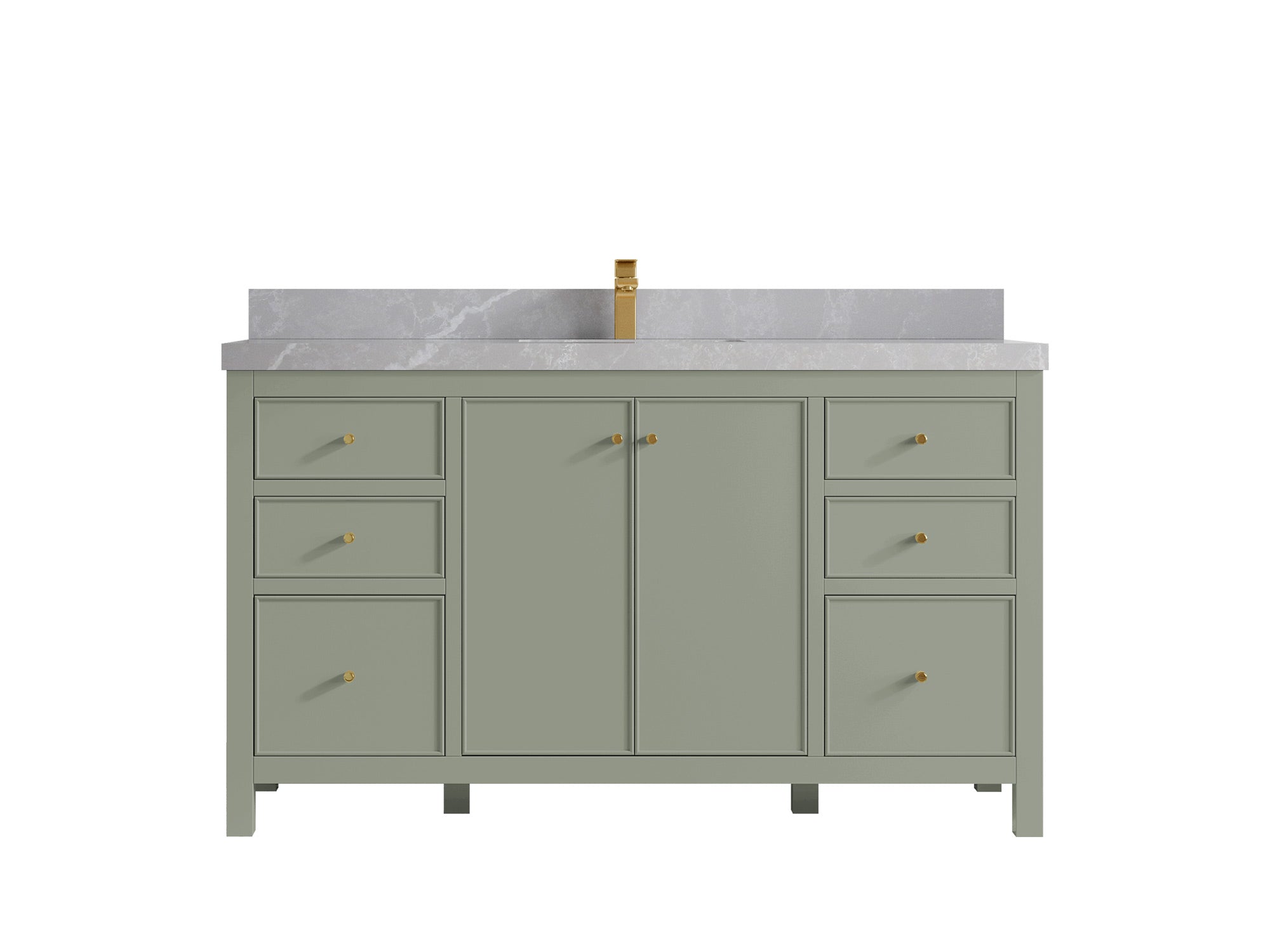 Chicago 60 in. W x 22 in. D Single Sink Bathroom Vanity - Willow Bath and Vanity