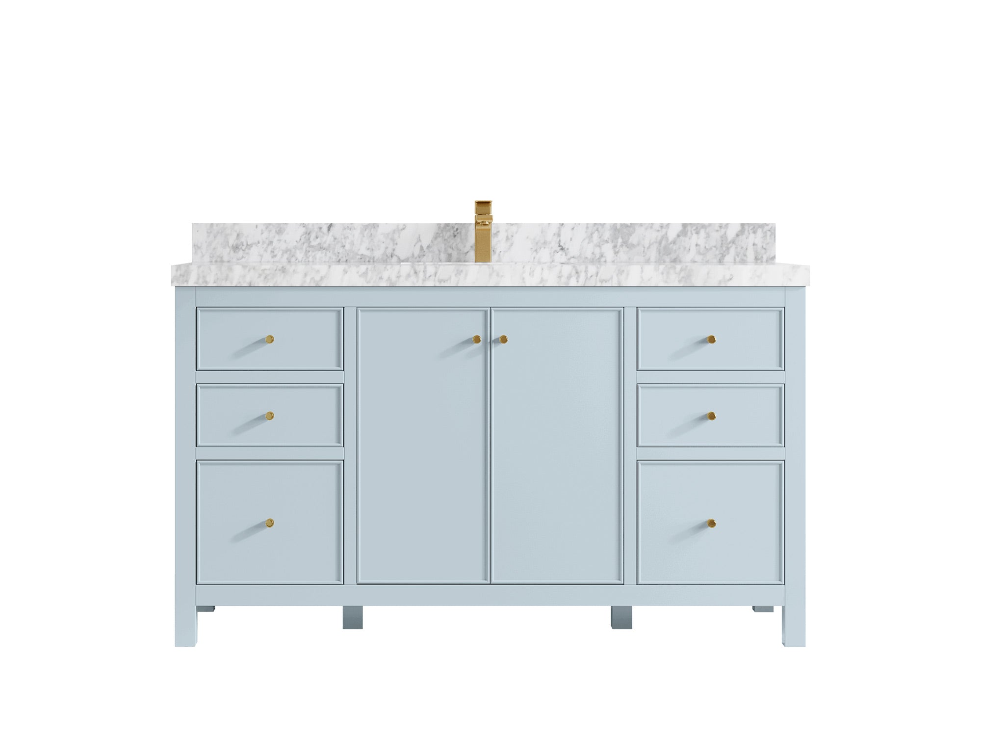 Chicago 60 in. W x 22 in. D Single Sink Bathroom Vanity - Willow Bath and Vanity