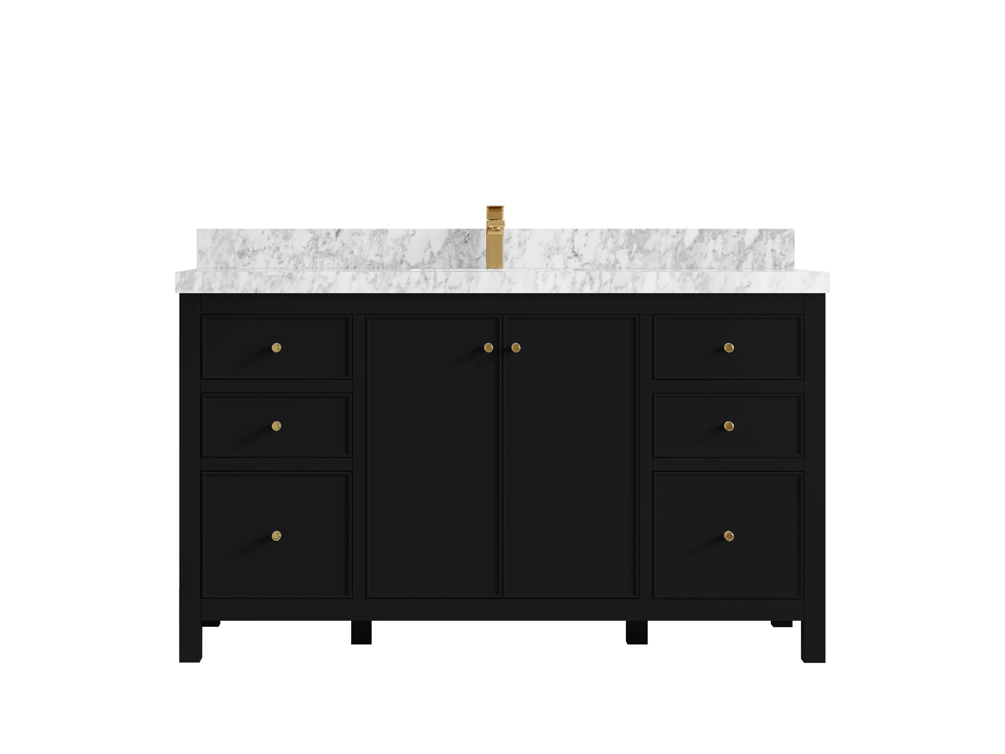 Chicago 60 in. W x 22 in. D Single Sink Bathroom Vanity - Willow Bath and Vanity