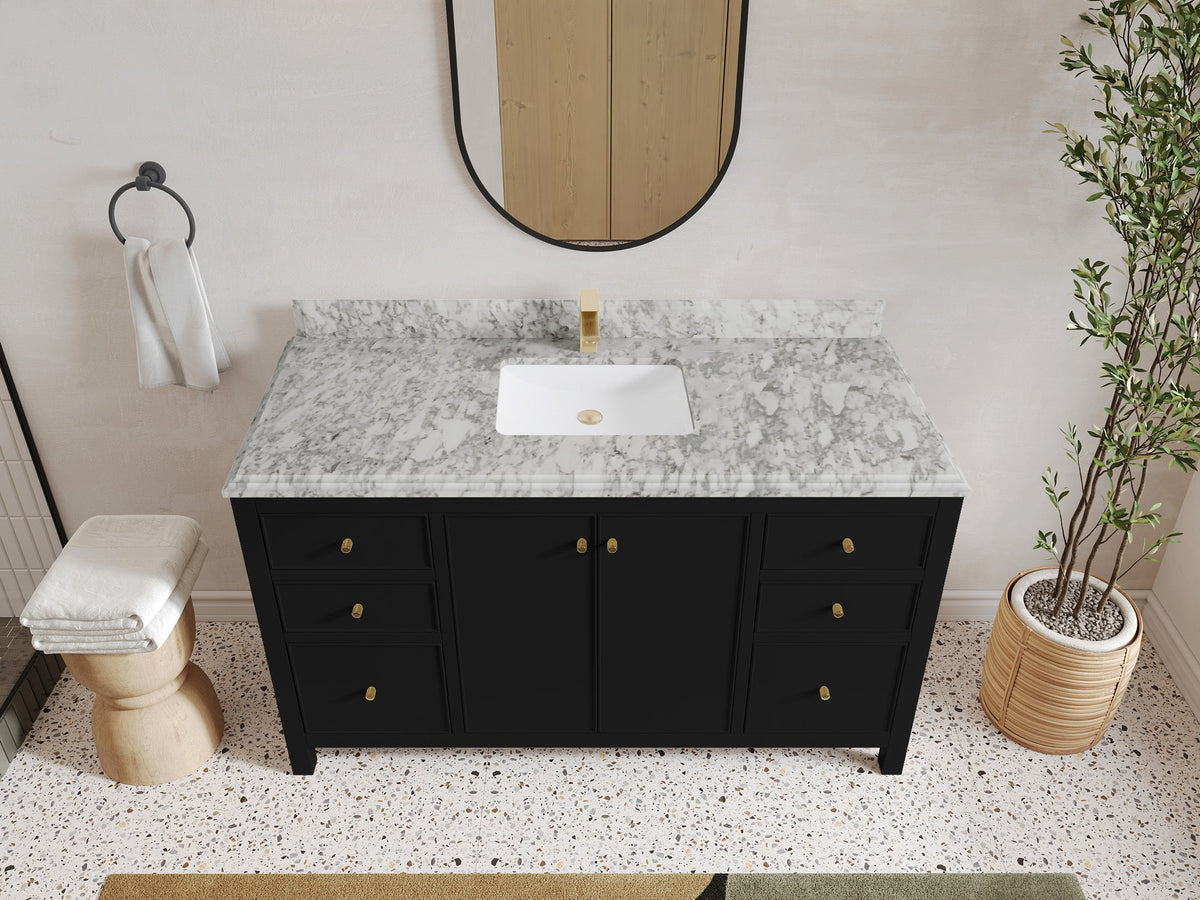 Chicago 60 in. W x 22 in. D Single Sink Bathroom Vanity - Willow Bath and Vanity