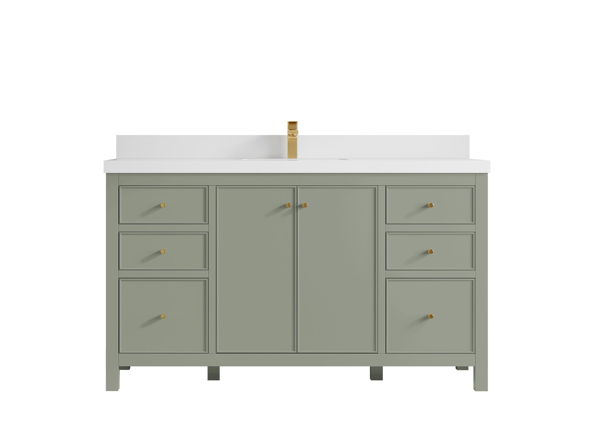 Chicago 60 in. W x 22 in. D Single Sink Bathroom Vanity - Willow Bath and Vanity