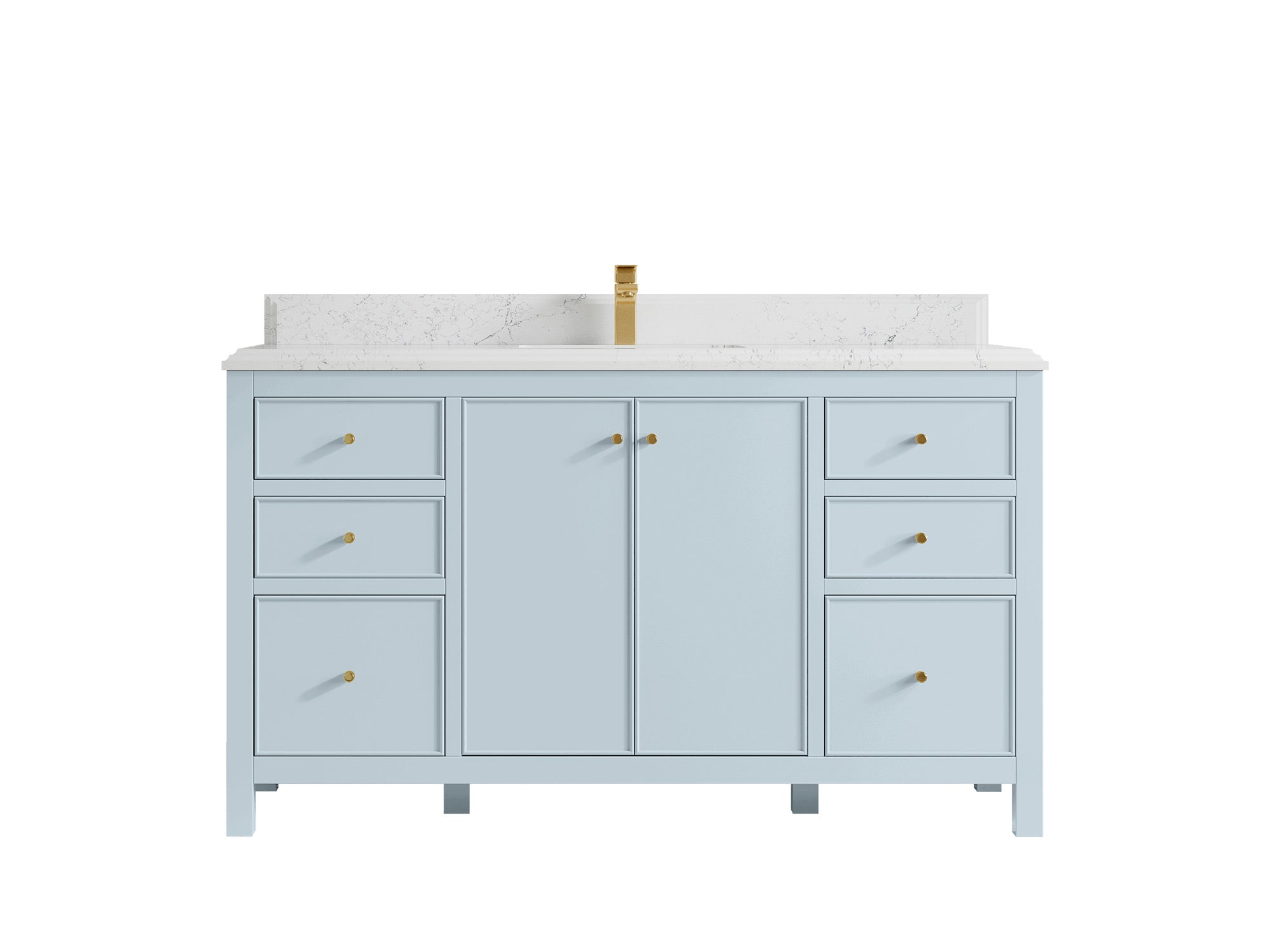 Chicago 60 in. W x 22 in. D Single Sink Bathroom Vanity - Willow Bath and Vanity