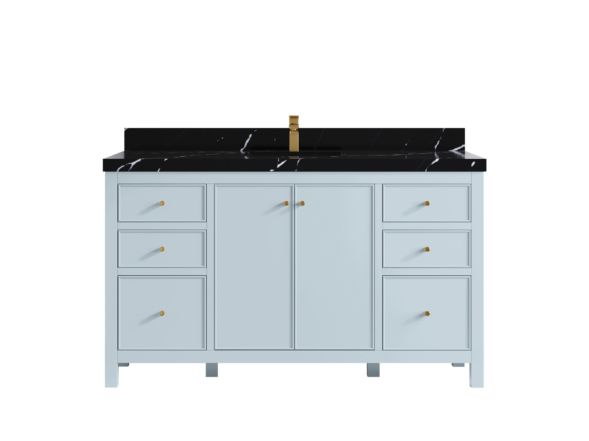 Chicago 60 in. W x 22 in. D Single Sink Bathroom Vanity - Willow Bath and Vanity