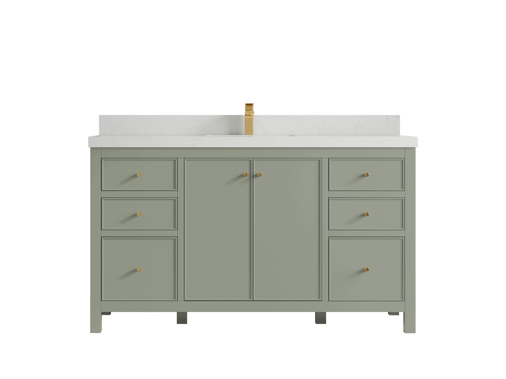 Chicago 60 in. W x 22 in. D Single Sink Bathroom Vanity - Willow Bath and Vanity