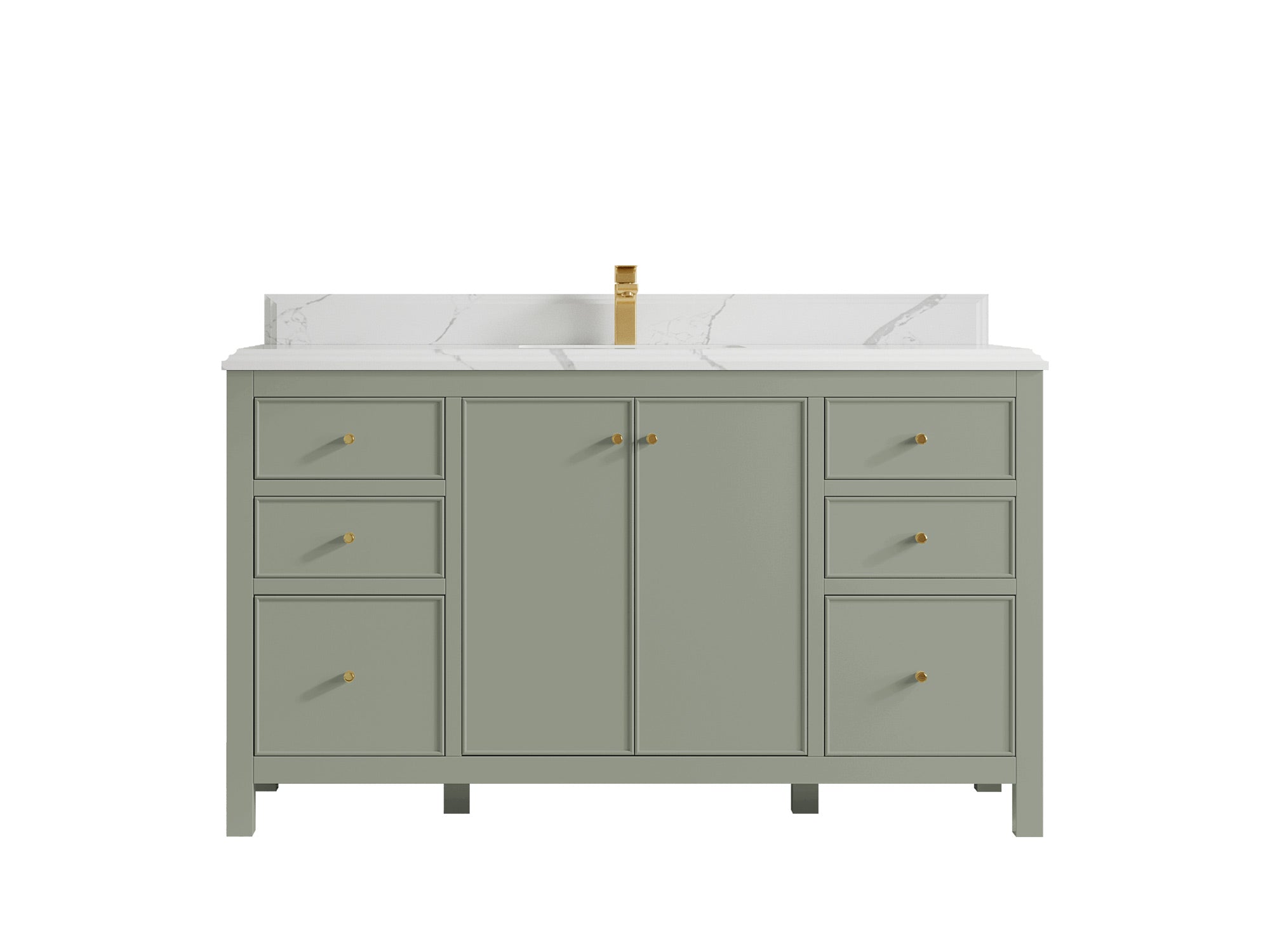 Chicago 60 in. W x 22 in. D Single Sink Bathroom Vanity - Willow Bath and Vanity