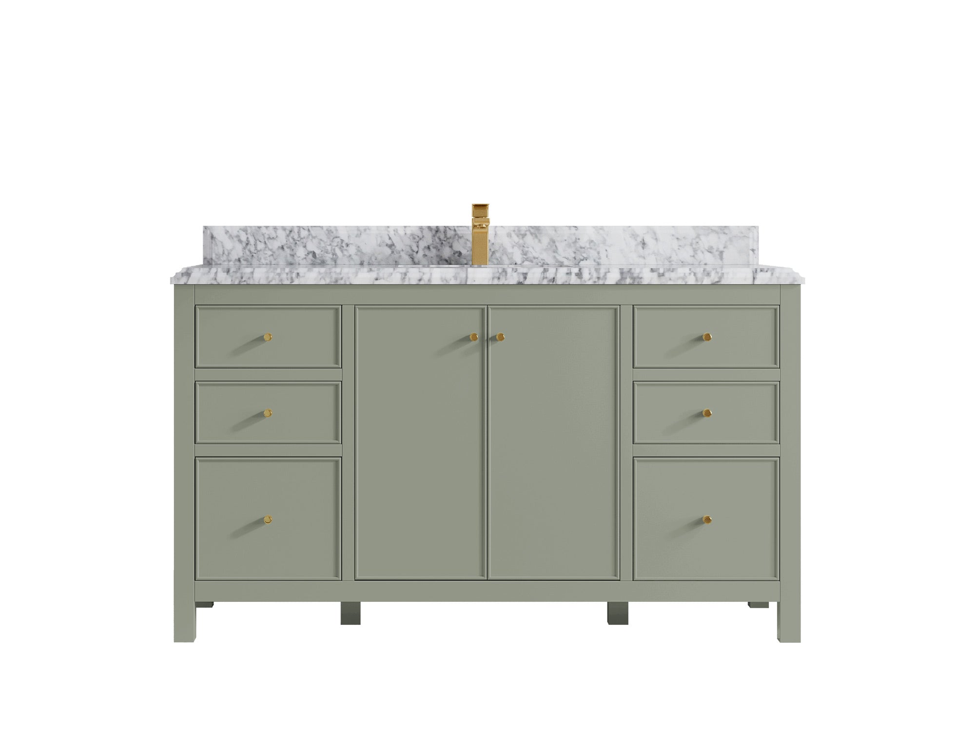 Chicago 60 in. W x 22 in. D Single Sink Bathroom Vanity - Willow Bath and Vanity