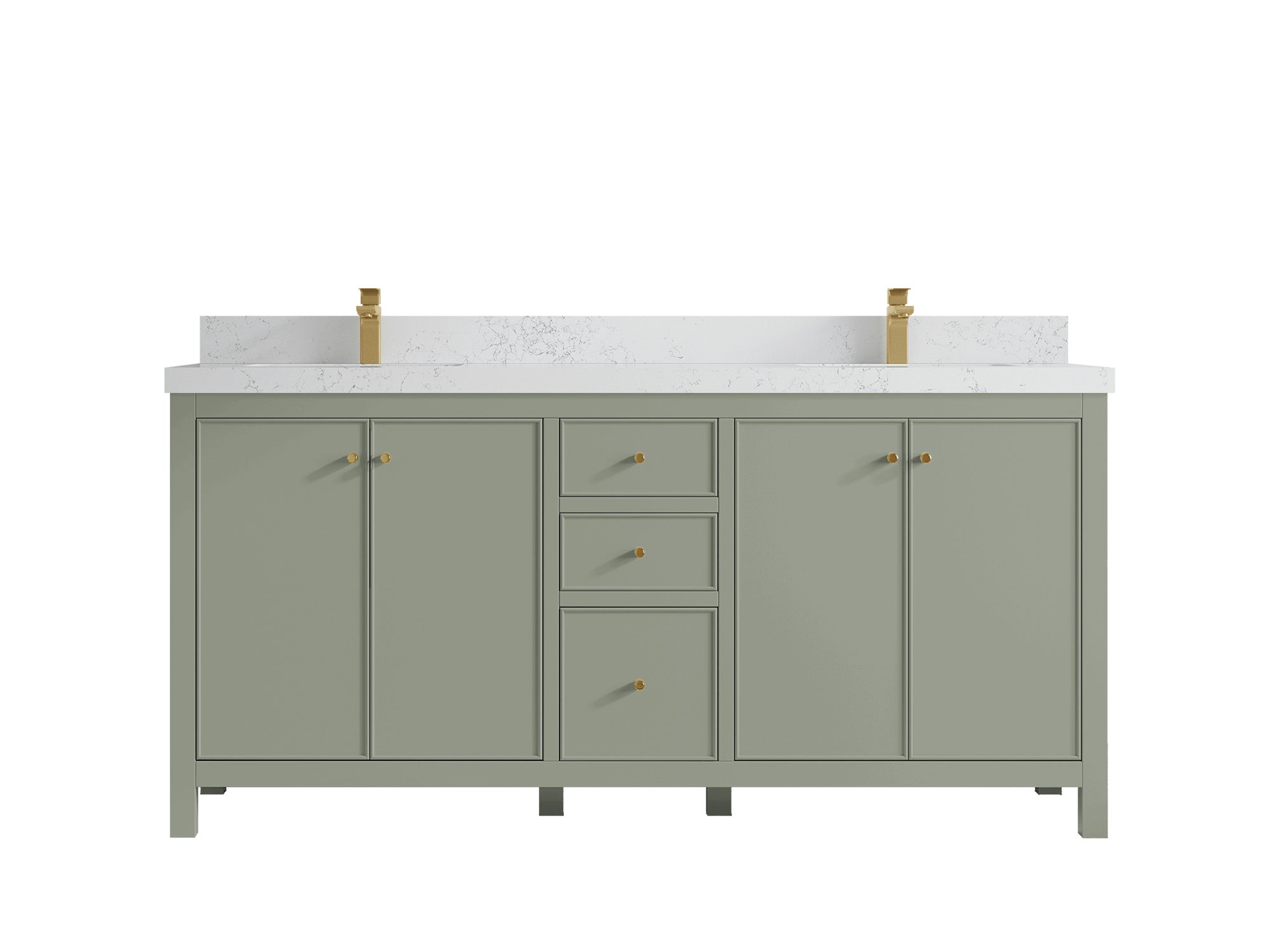 Chicago 72 in. W x 22 in. D Double Sink Bathroom Vanity - Willow Bath and Vanity