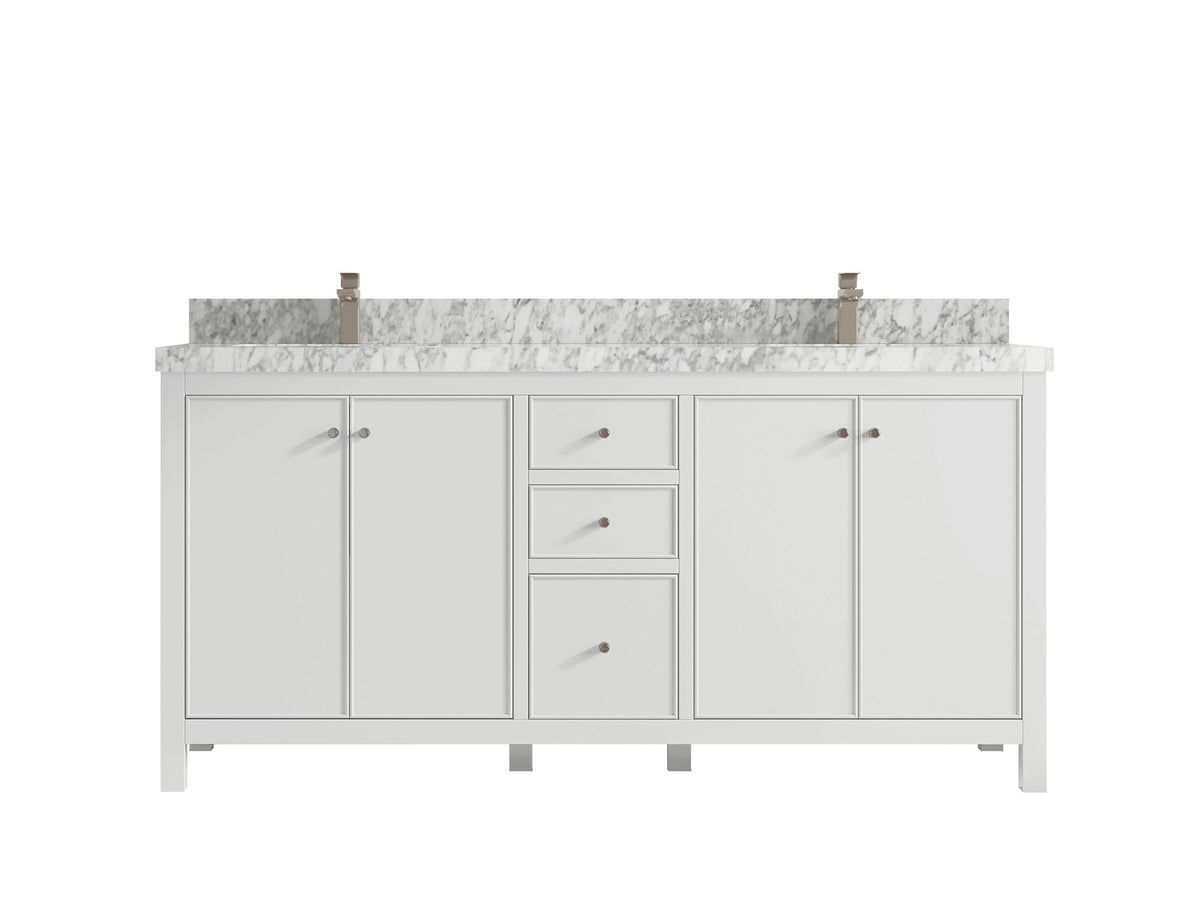 Chicago 72 in. W x 22 in. D Double Sink Bathroom Vanity - Willow Bath and Vanity