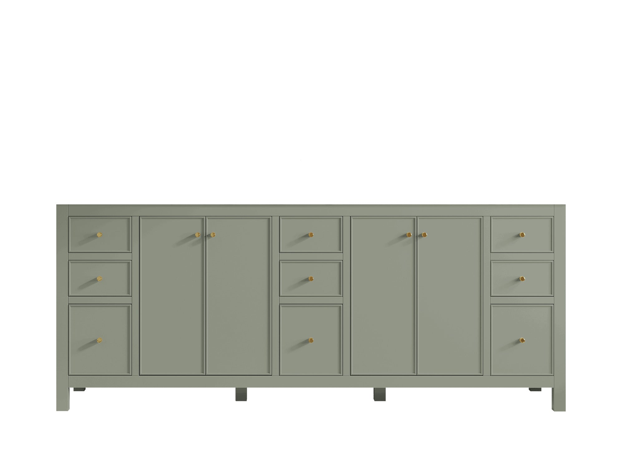 Chicago 84 in. W x 22 in. D Double Sink Bathroom Vanity - Willow Bath and Vanity