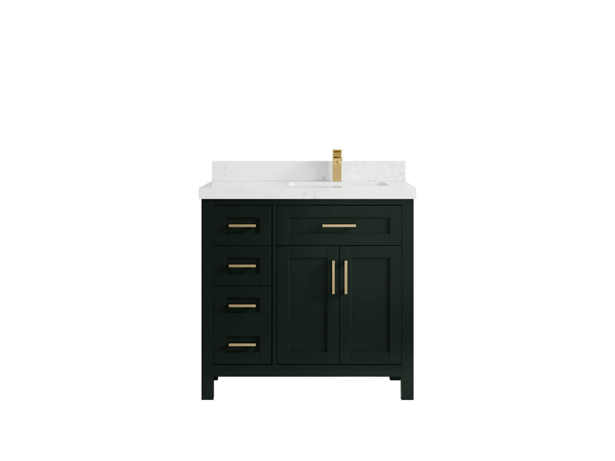 Cambridge 36 in. W x 22 in. D Right Offset Sink Bathroom Vanity