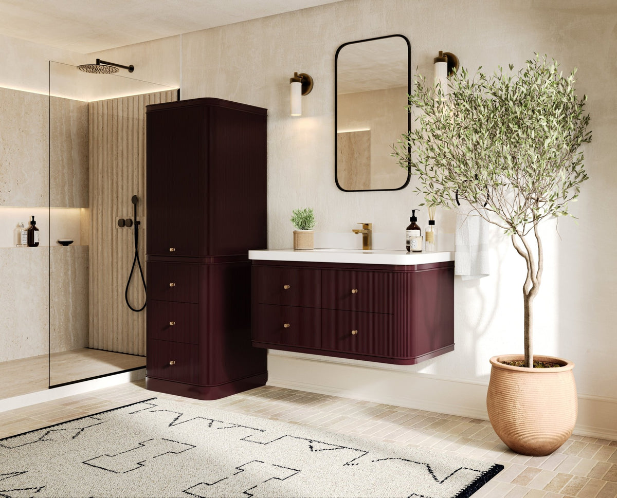 Hampton Floating 42 in. W x 22 in. D Single Sink Bathroom Vanity - Willow Bath and Vanity