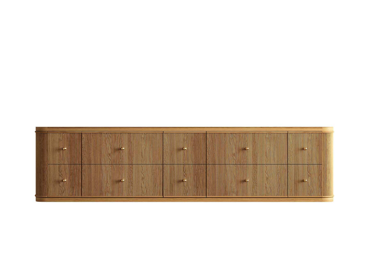 Hampton Floating Teak 80 in. W x 22 in. D Double Sink Bathroom Vanity - Willow Bath and Vanity