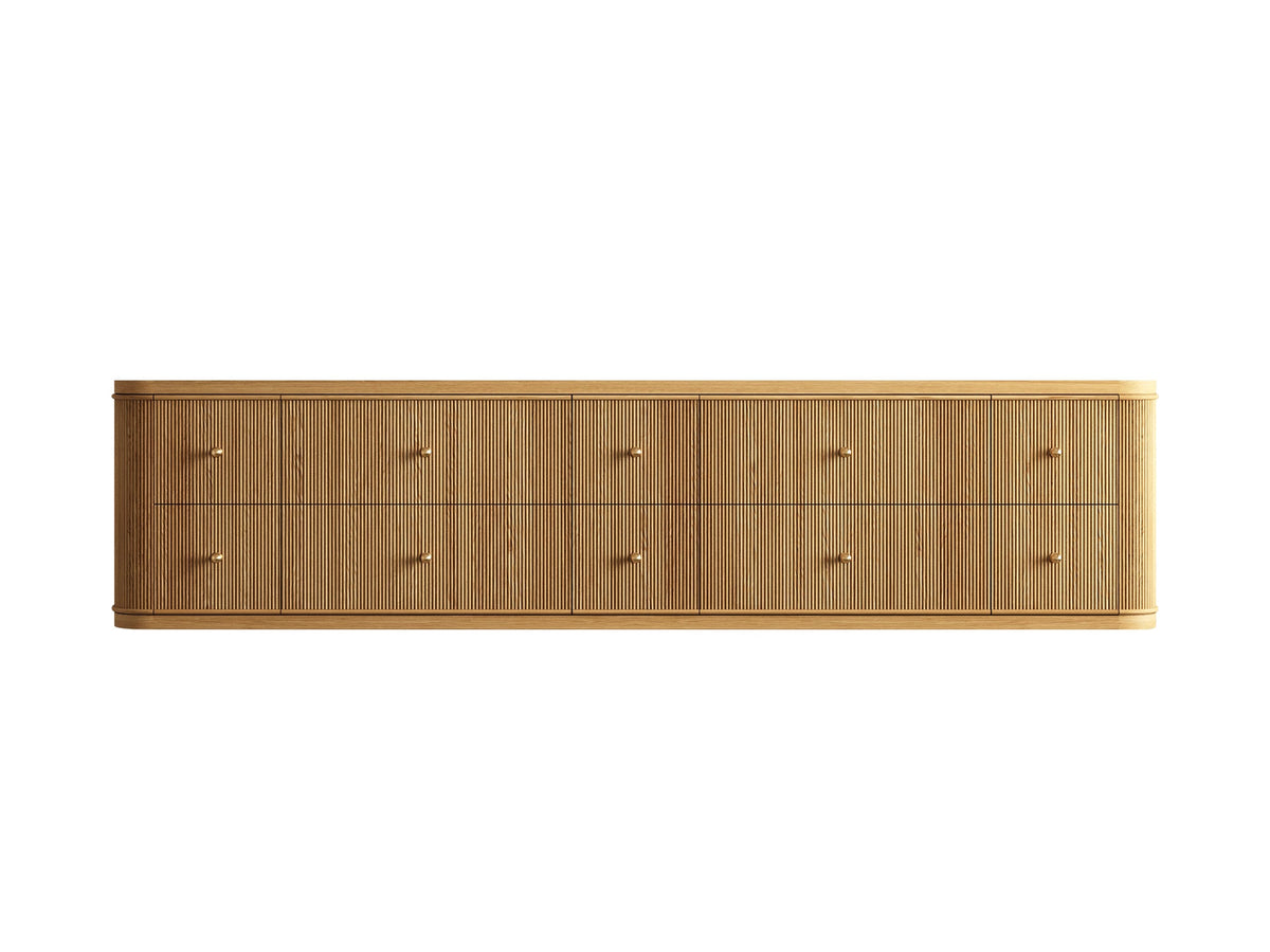 Hampton Floating Teak 84 in. W x 22 in. D Double Sink Bathroom Vanity - Willow Bath and Vanity