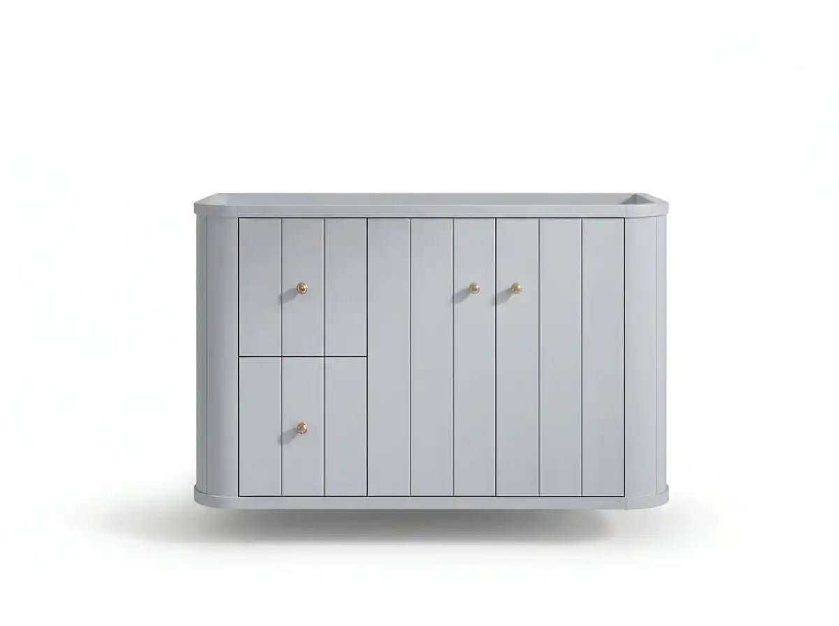 Houston 36 in. W x 22 in. D Floating Bathroom Vanity in Center Sink - Willow Bath and Vanity
