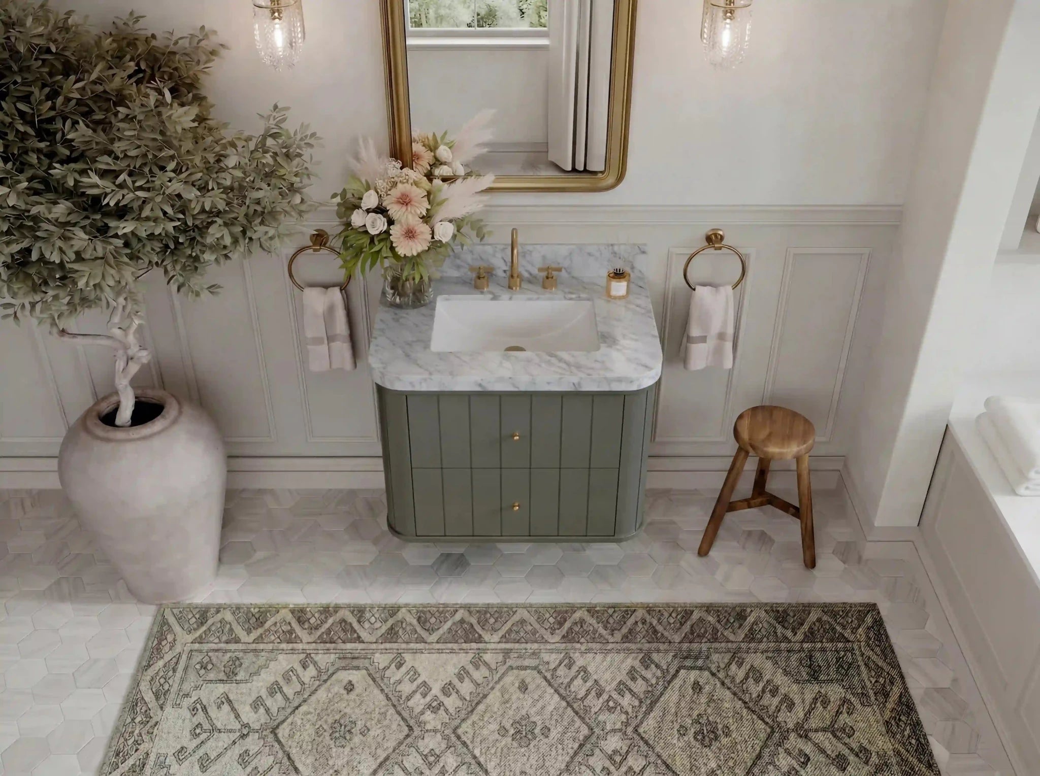 Houston Floating 30 in. W x 22 in. D Single Sink Bathroom Vanity - Willow Bath and Vanity