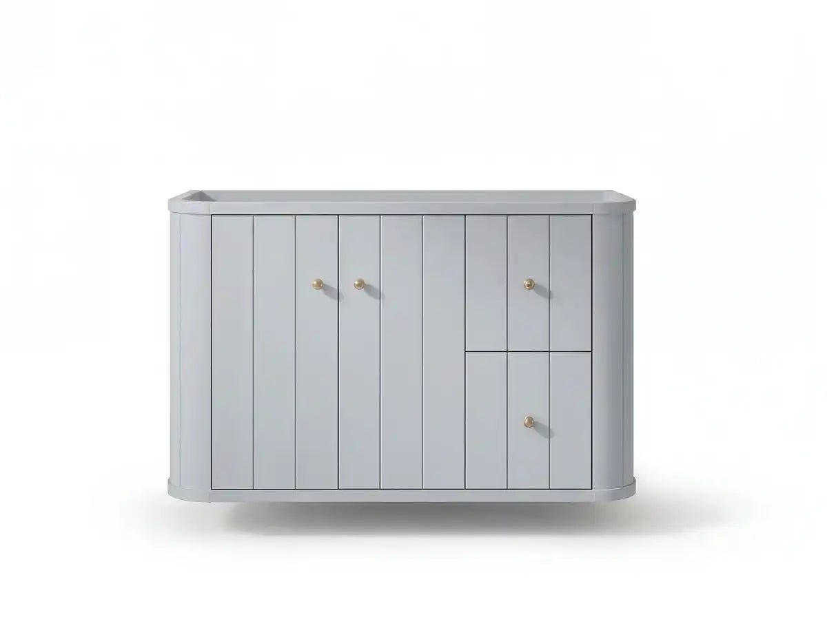 Houston Floating 36 in. W x 22 in. D Center Sink Bathroom Vanity - Willow Bath and Vanity