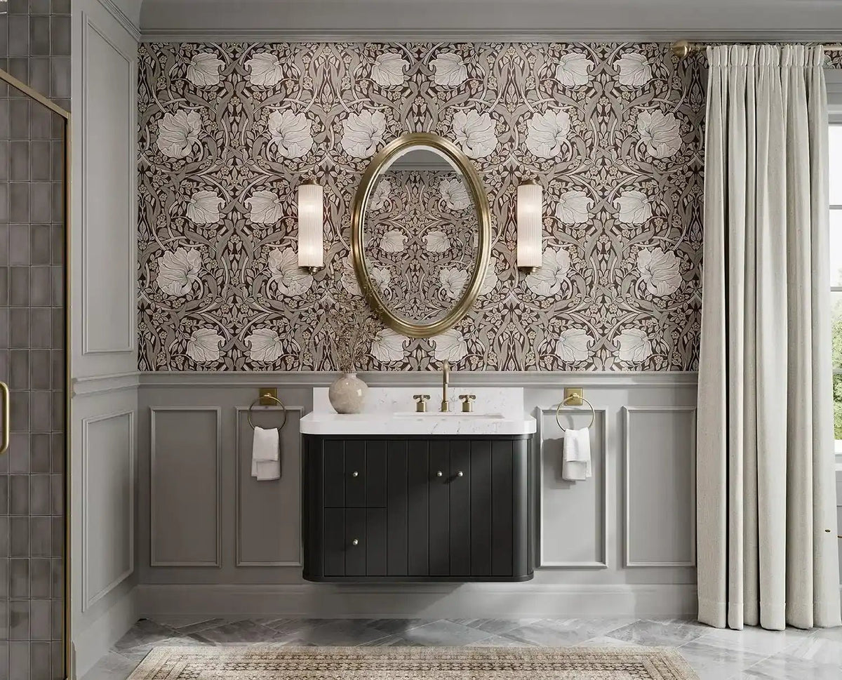 Houston Floating 36 in. W x 22 in. D Right Offset Sink Bathroom Vanity - Willow Bath and Vanity
