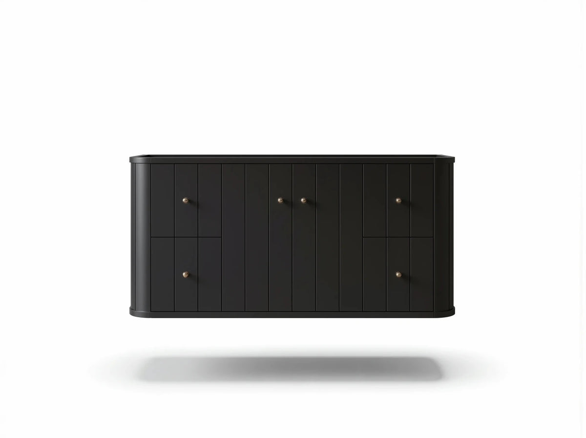 Houston Floating 48 in. W x 22 in. D Single Sink Bathroom Vanity - Willow Bath and Vanity