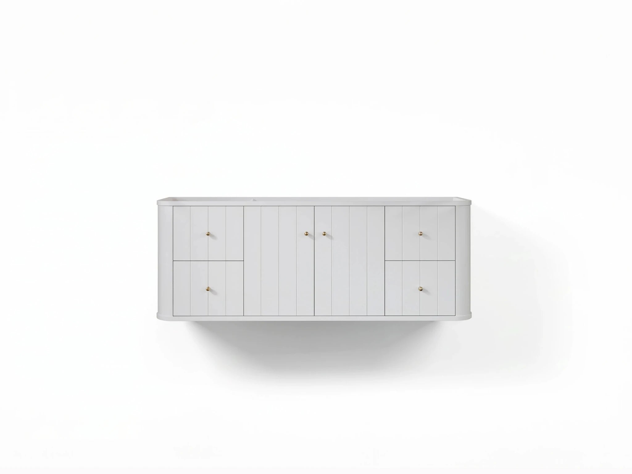 Houston Floating 60 in. W x 22 in. D Single Sink Bathroom Vanity - Willow Bath and Vanity