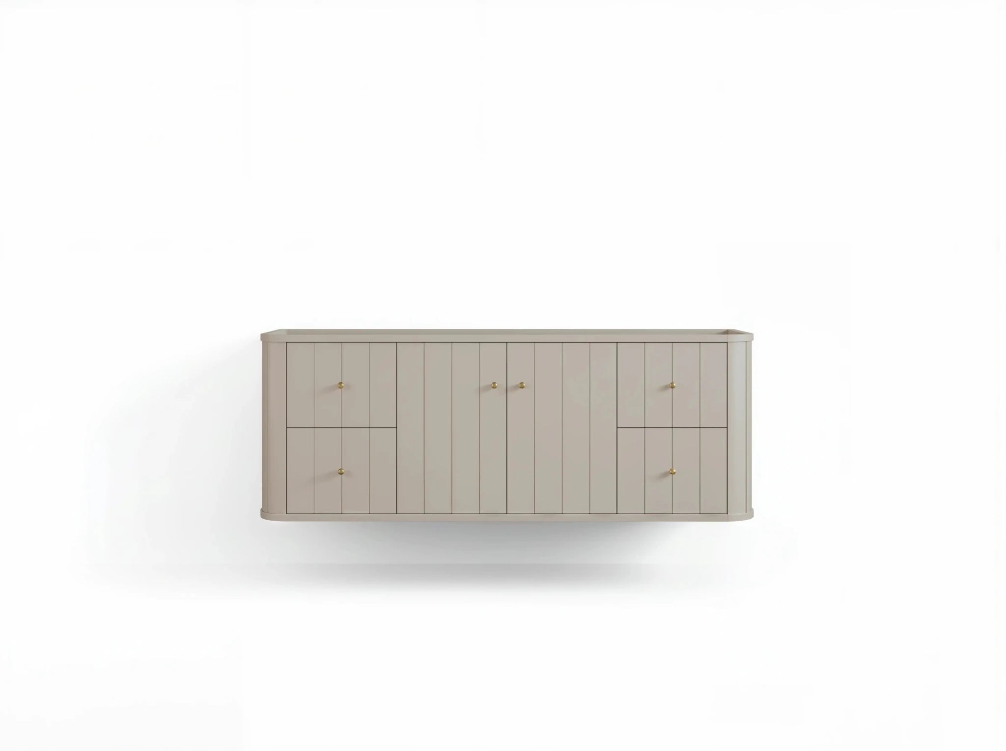 Houston Floating 60 in. W x 22 in. D Single Sink Bathroom Vanity - Willow Bath and Vanity