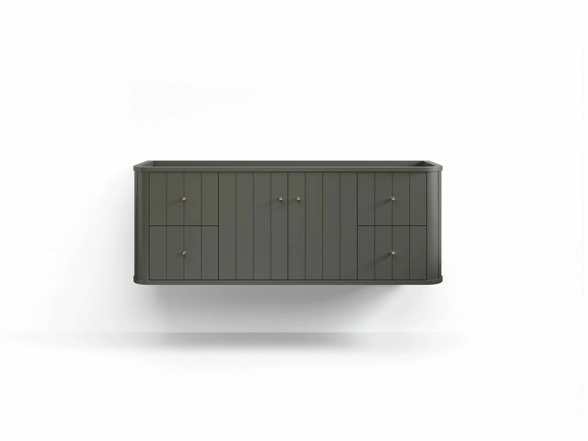 Houston Floating 60 in. W x 22 in. D Single Sink Bathroom Vanity - Willow Bath and Vanity