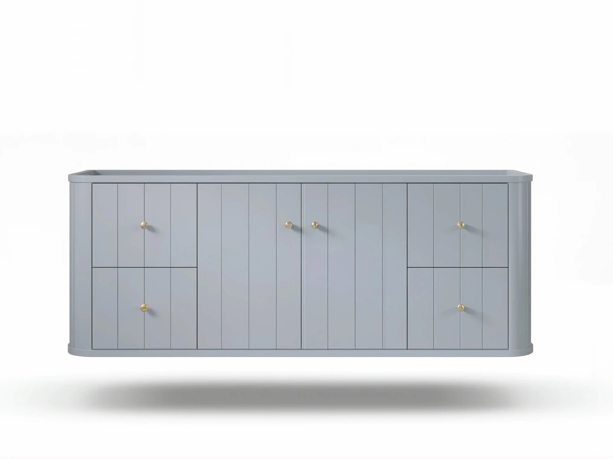 Houston Floating 60 in. W x 22 in. D Single Sink Bathroom Vanity - Willow Bath and Vanity