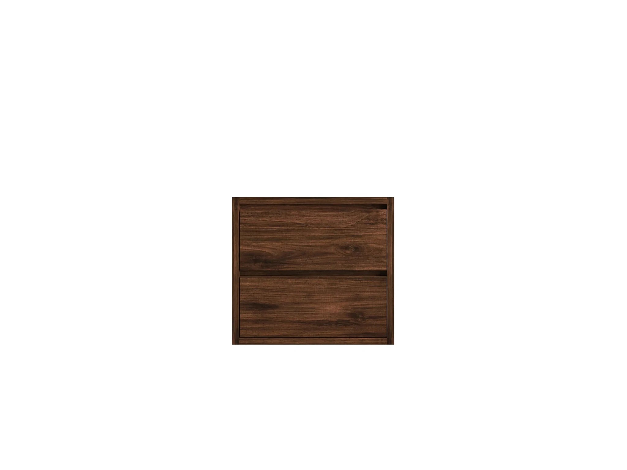 Madison Floating Teak 24 in. W x 22 in. D Single Sink Bathroom Vanity - Willow Bath and Vanity