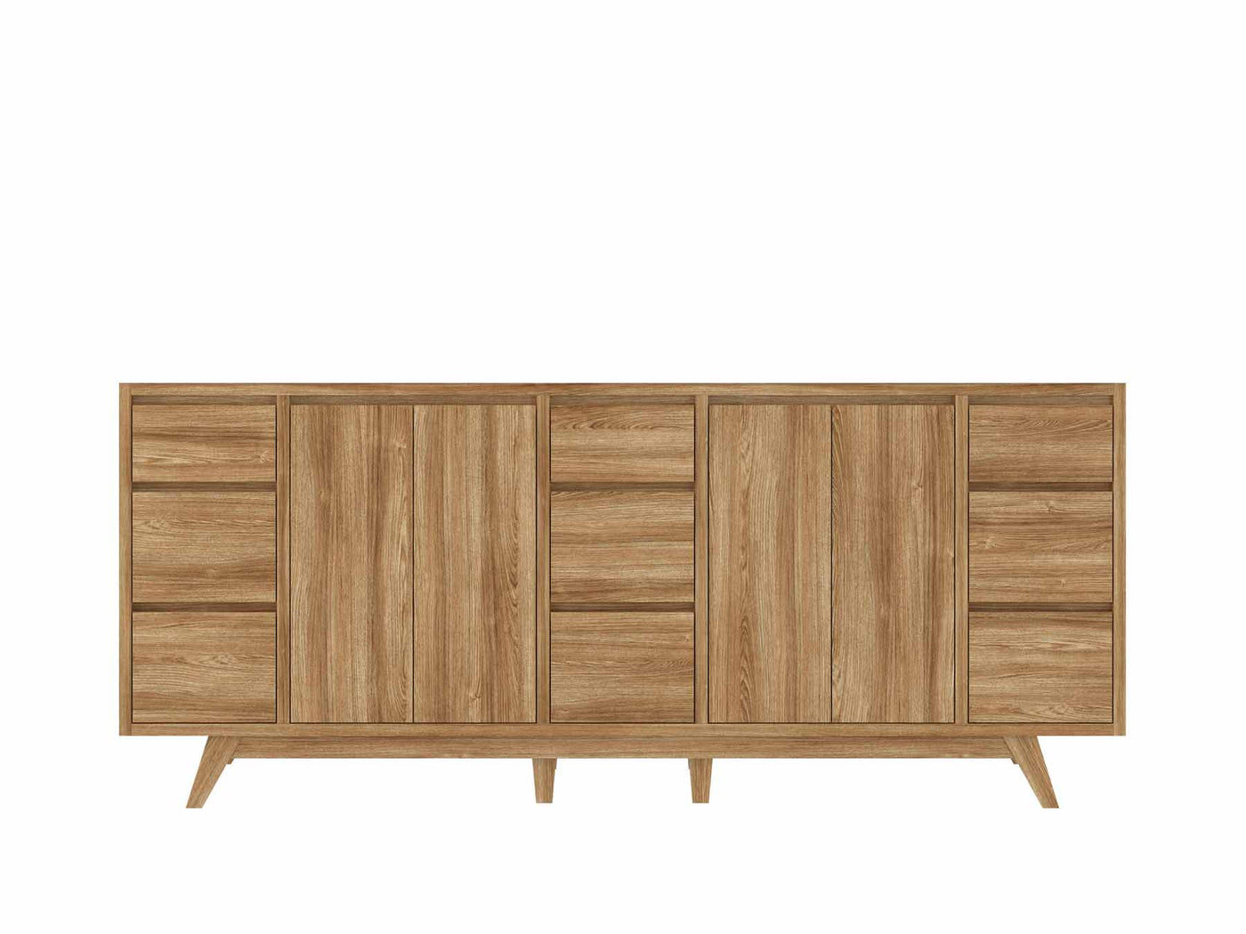 Madison Teak Wood 80 in. W x 22 in. D Double Sink Bathroom Vanity