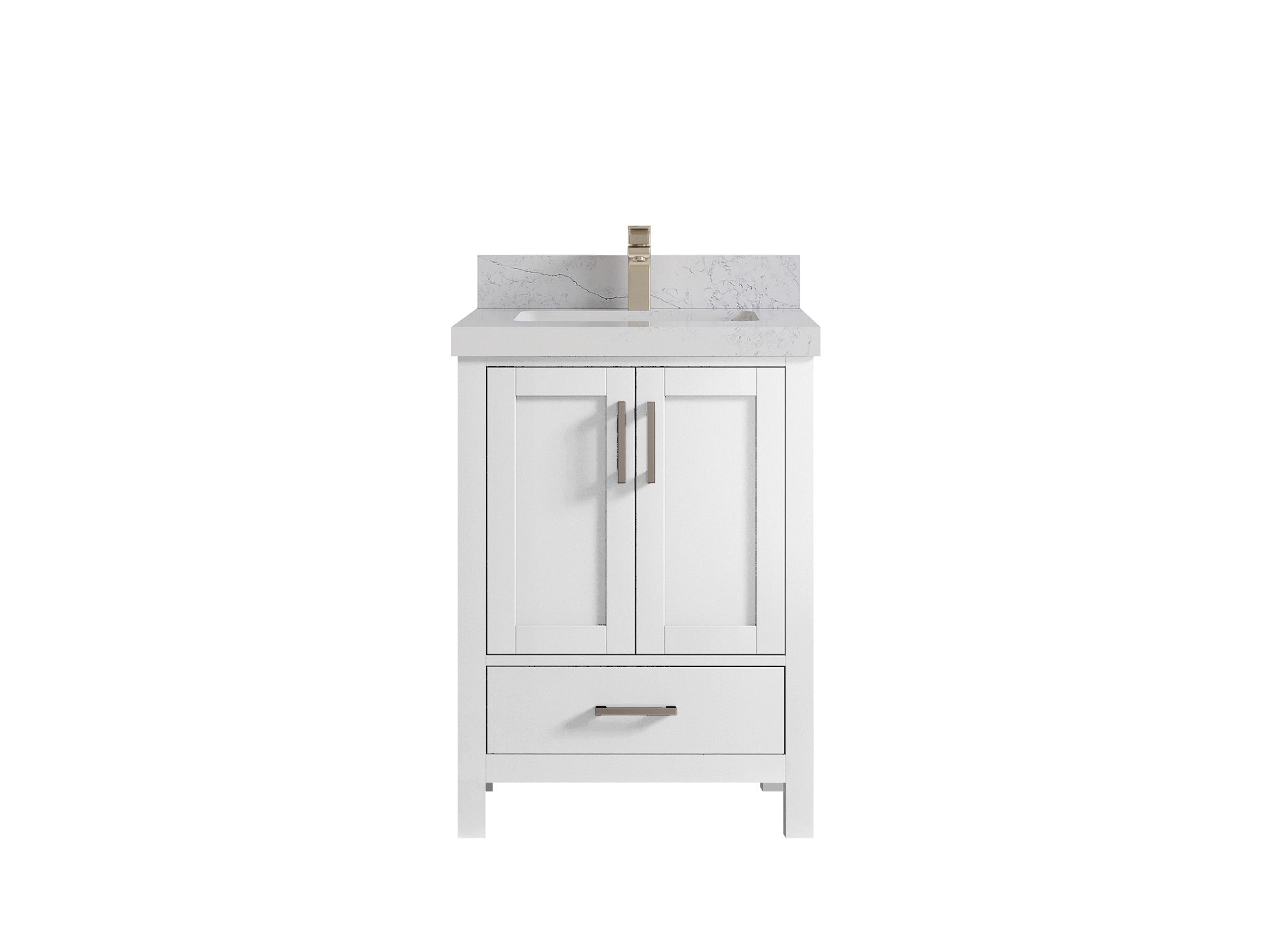 Malibu 24 in. W x 22 in. D Single Sink Bathroom Vanity - Willow Bath and Vanity