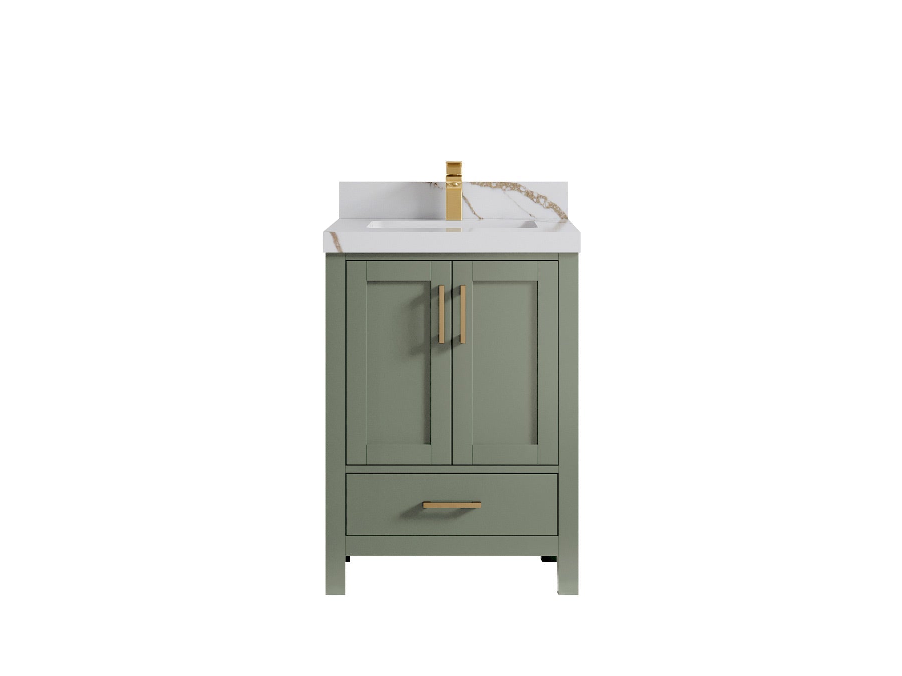 Malibu 24 in. W x 22 in. D Single Sink Bathroom Vanity - Willow Bath and Vanity