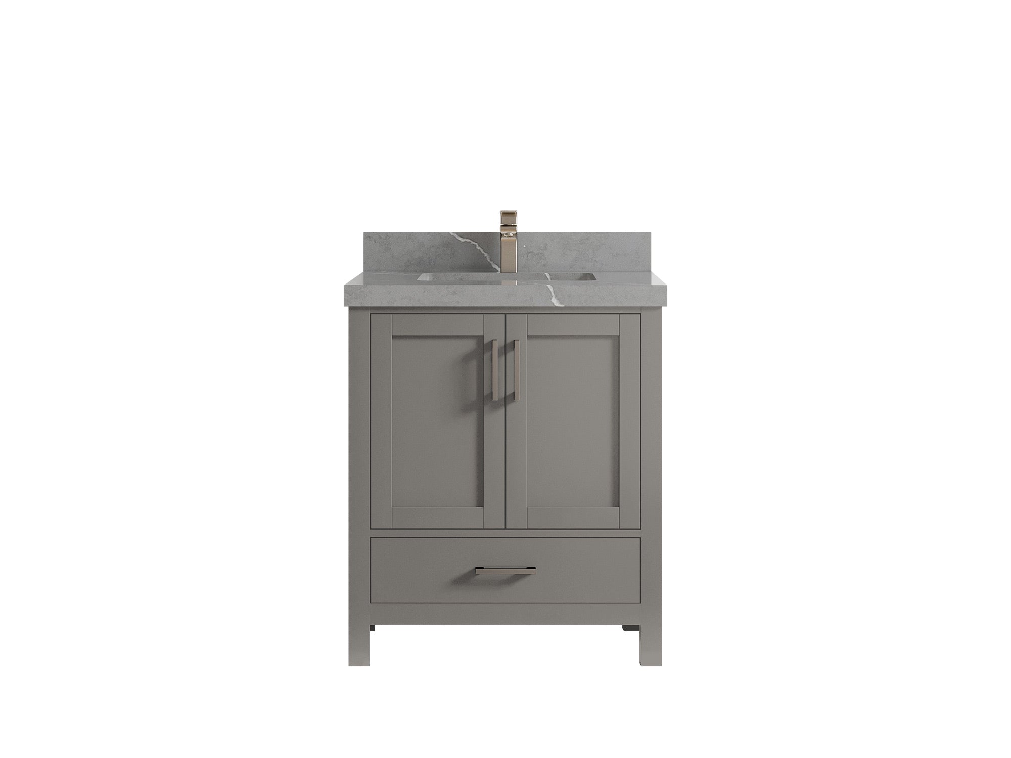 Malibu 30 in. W x 22 in. D Single Sink Bathroom Vanity - Willow Bath and Vanity