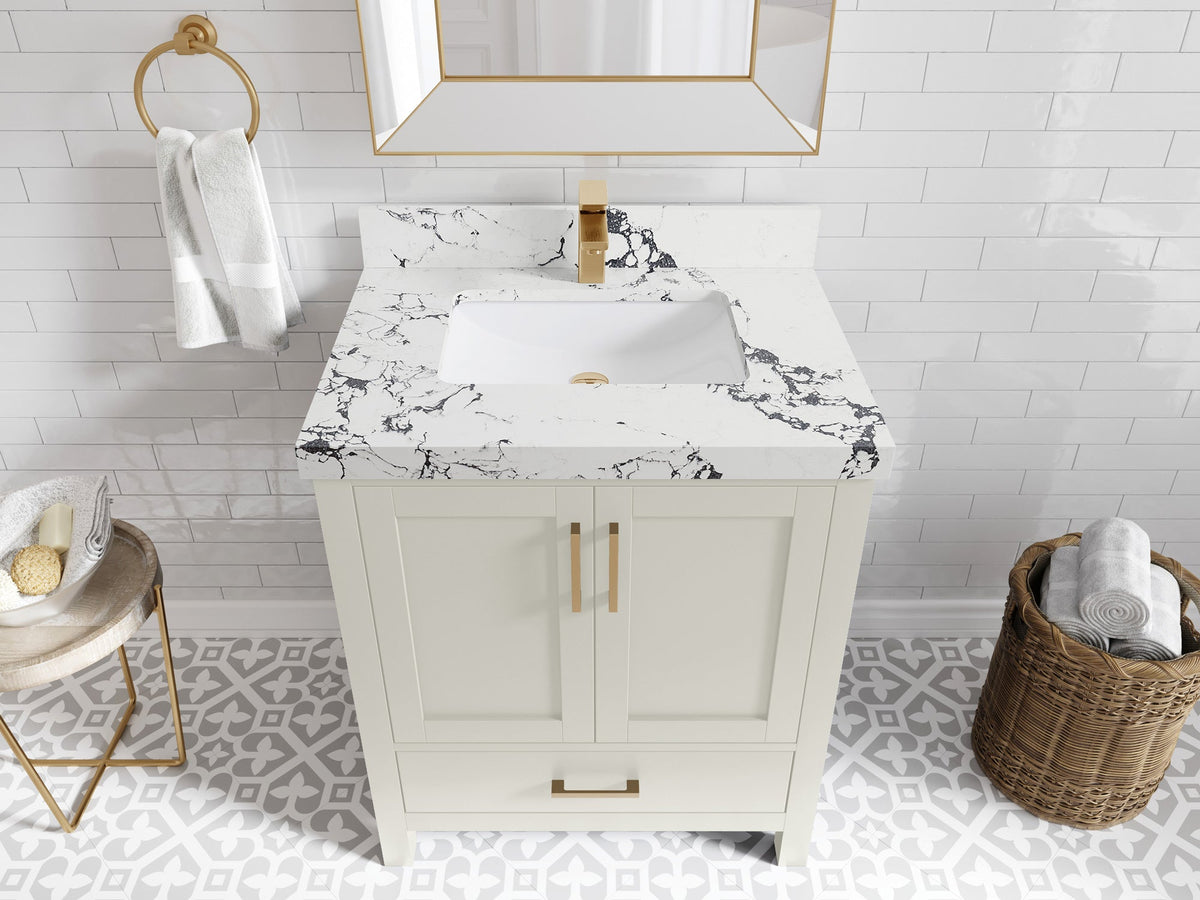 Malibu 30 in. W x 22 in. D Single Sink Bathroom Vanity - Willow Bath and Vanity