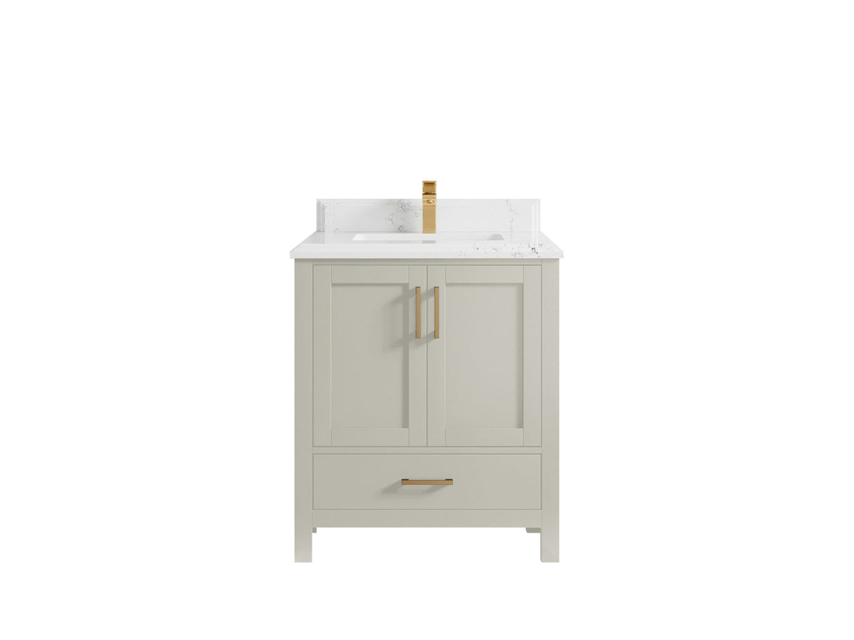 Malibu 30 in. W x 22 in. D Single Sink Bathroom Vanity - Willow Bath and Vanity