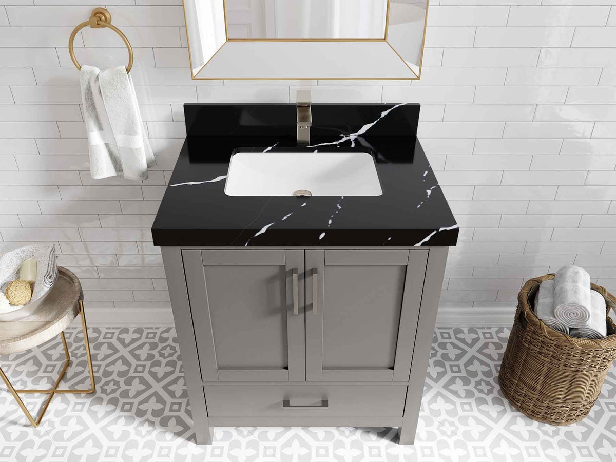 Malibu 30 in. W x 22 in. D Single Sink Bathroom Vanity - Willow Bath and Vanity