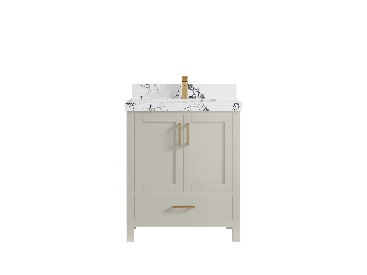 Malibu 30 in. W x 22 in. D Single Sink Bathroom Vanity - Willow Bath and Vanity