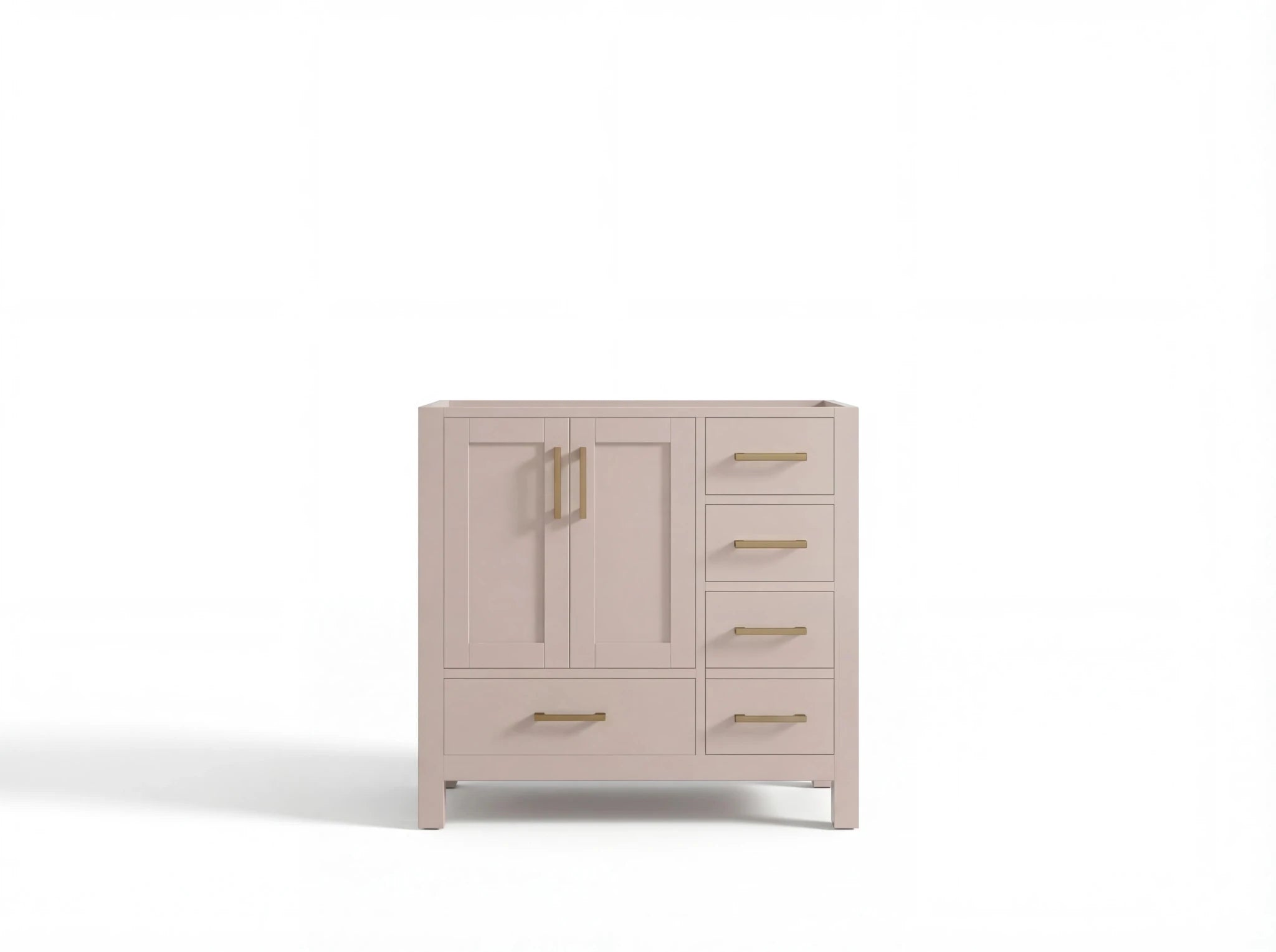 Malibu 36 in. W x 22 in. D Left Offset Sink Bathroom Vanity - Willow Bath and Vanity