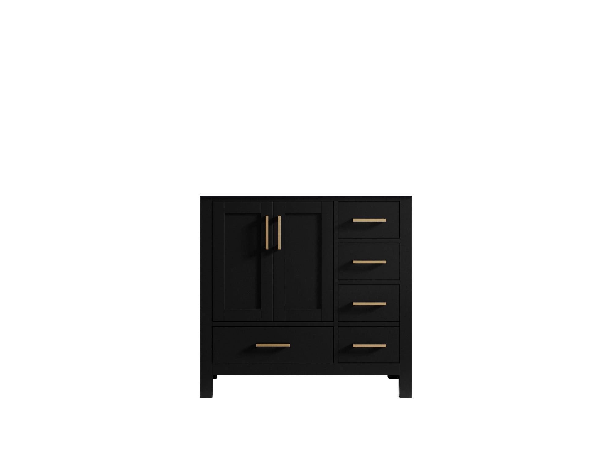 Malibu 36 in. W x 22 in. D Left Offset Sink Bathroom Vanity - Willow Bath and Vanity