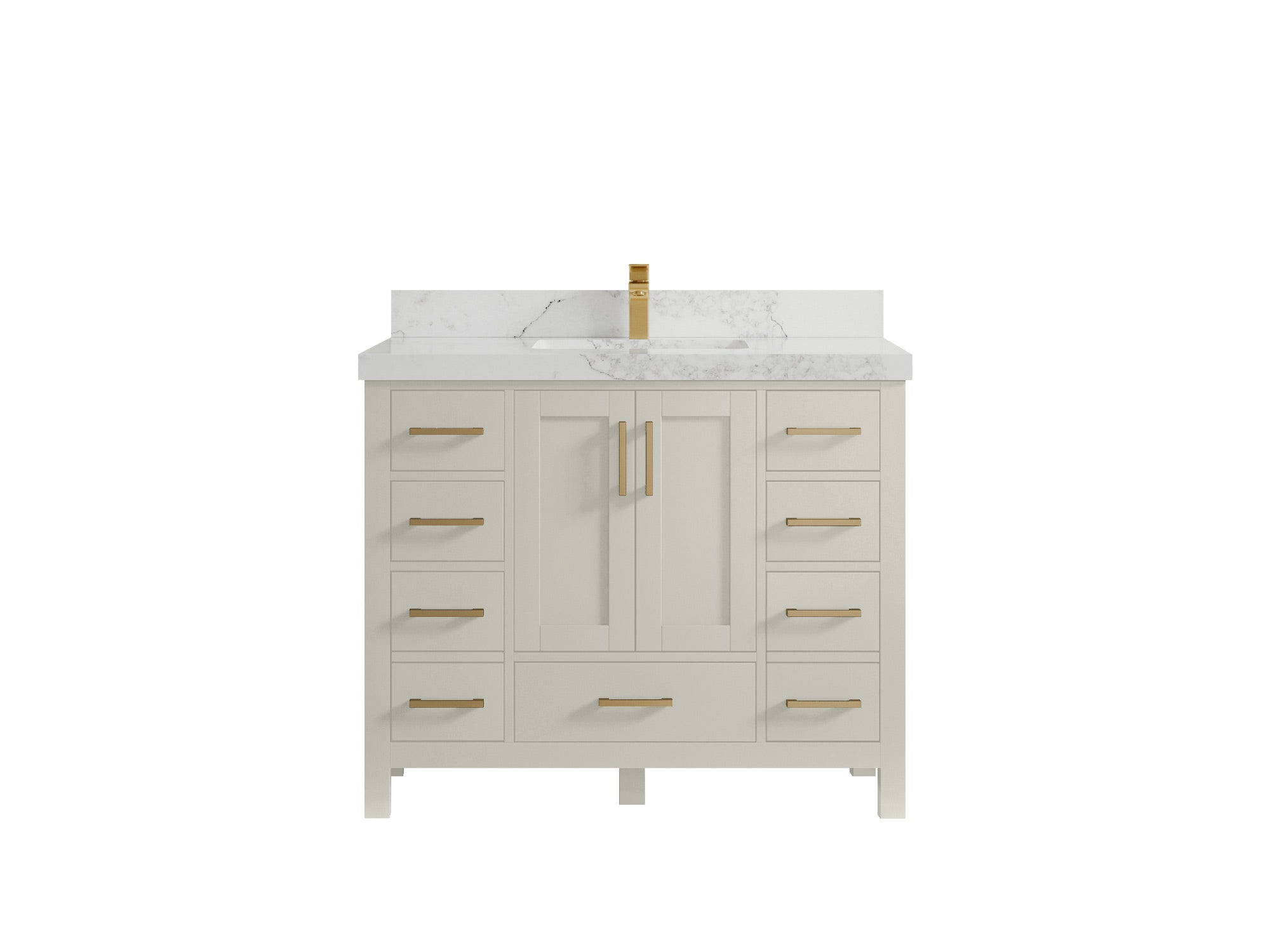 Malibu 42 in. W x 22 in. D Single Sink Bathroom Vanity - Willow Bath and Vanity