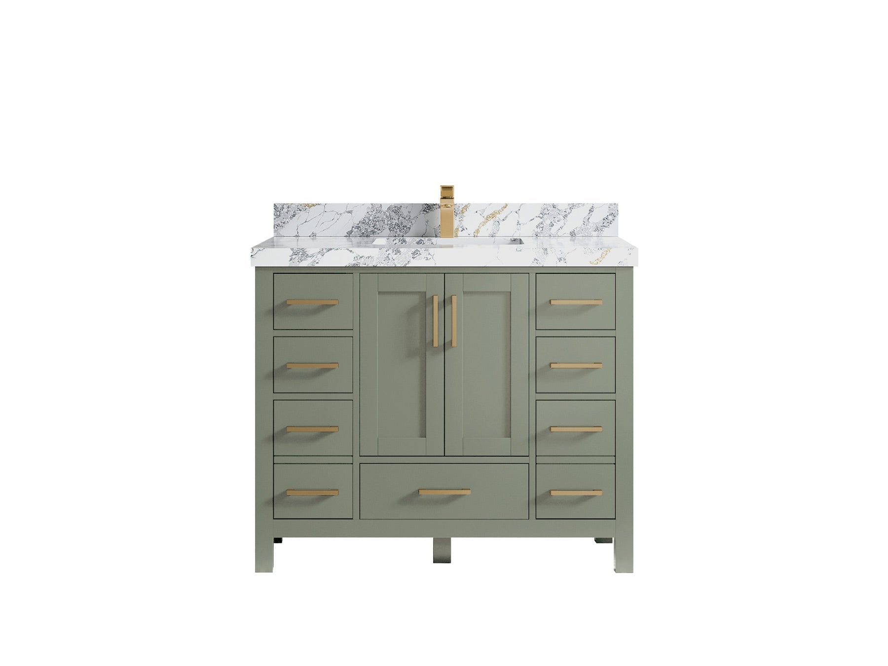Malibu 42 in. W x 22 in. D Single Sink Bathroom Vanity - Willow Bath and Vanity