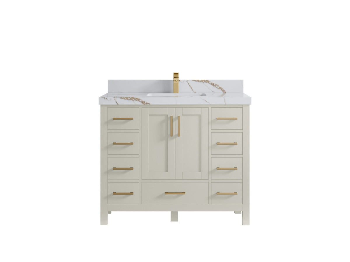 Malibu 42 in. W x 22 in. D Single Sink Bathroom Vanity - Willow Bath and Vanity