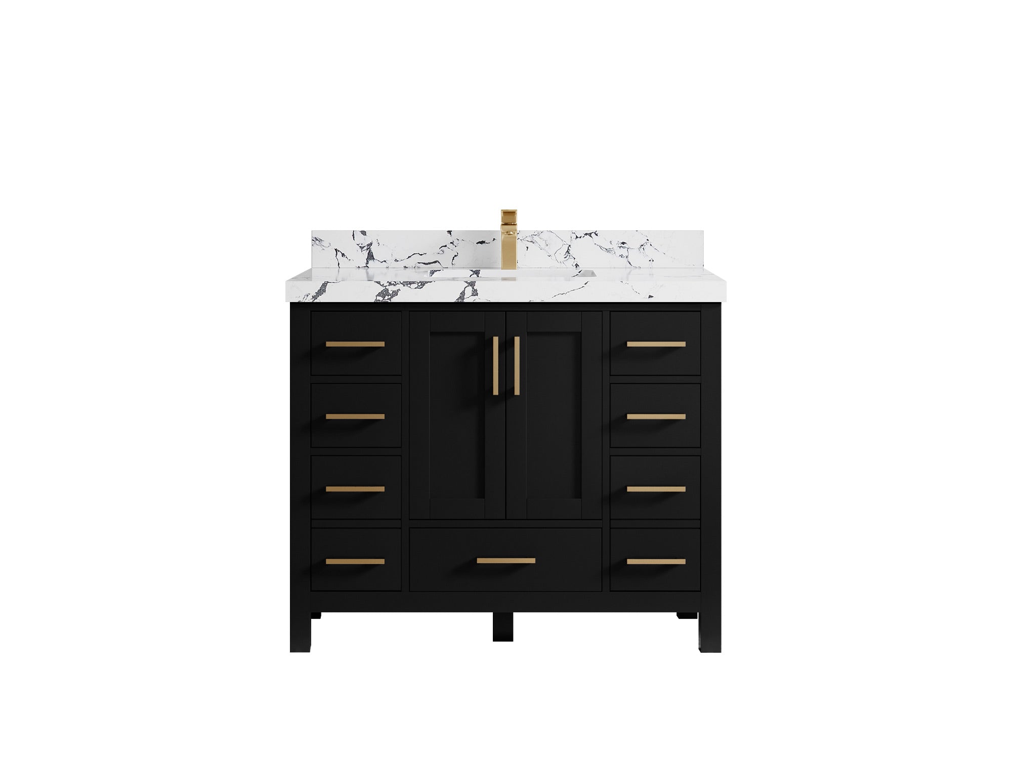 Malibu 42 in. W x 22 in. D Single Sink Bathroom Vanity - Willow Bath and Vanity