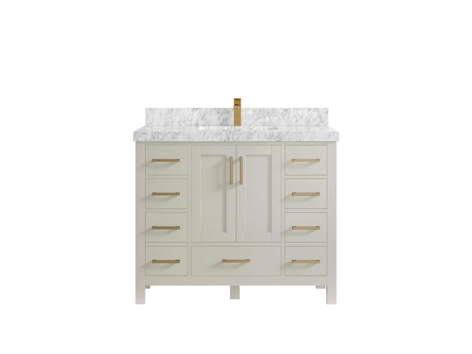 Malibu 42 in. W x 22 in. D Single Sink Bathroom Vanity - Willow Bath and Vanity