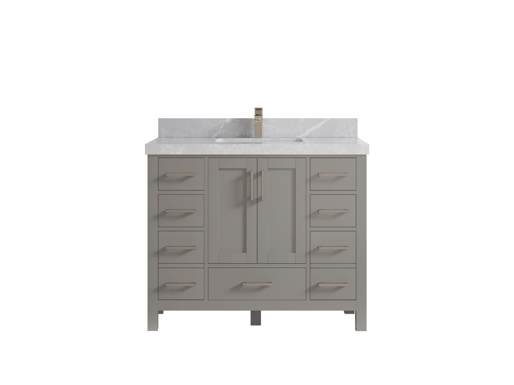 Malibu 42 in. W x 22 in. D Single Sink Bathroom Vanity - Willow Bath and Vanity