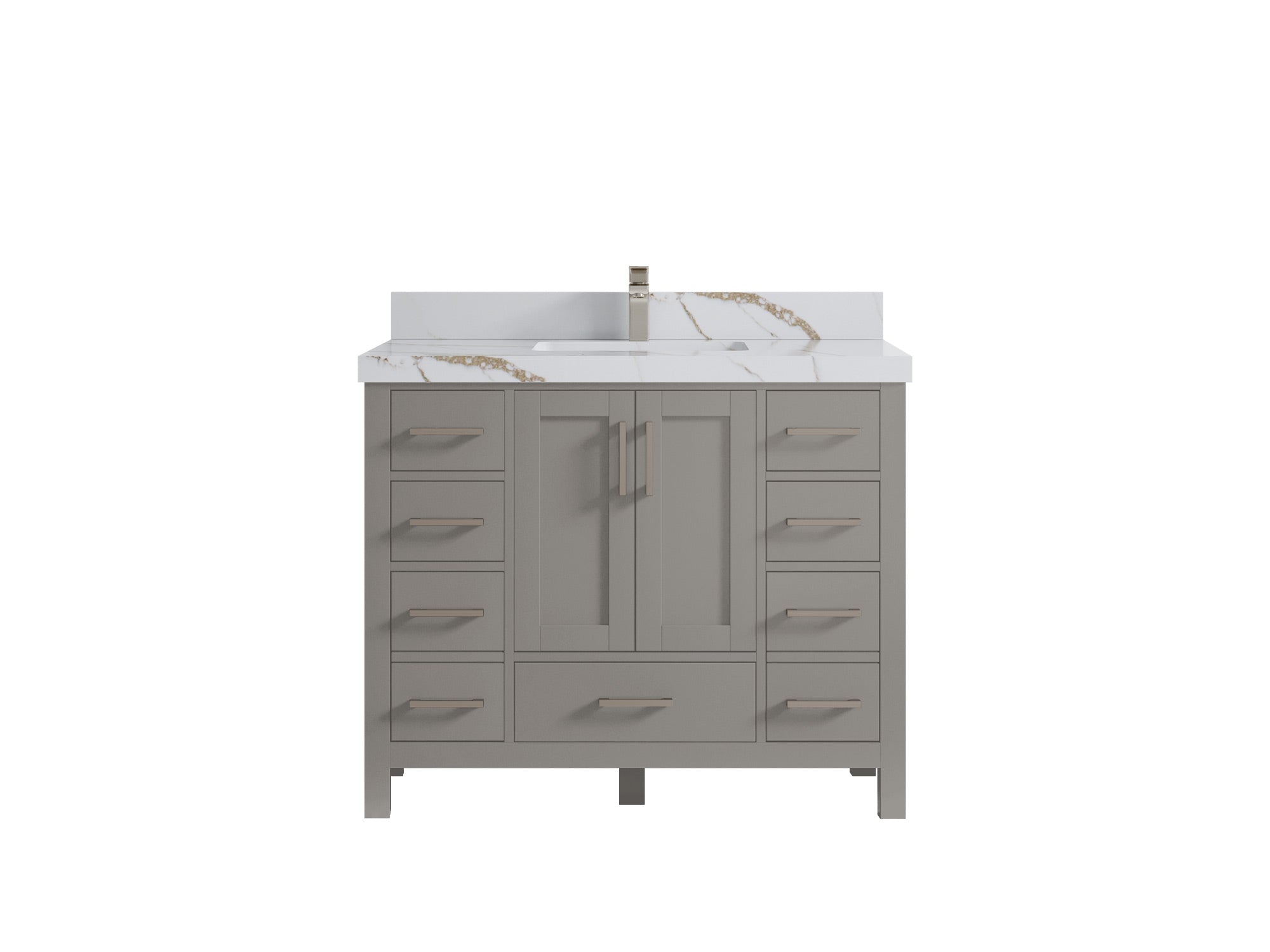 Malibu 42 in. W x 22 in. D Single Sink Bathroom Vanity - Willow Bath and Vanity