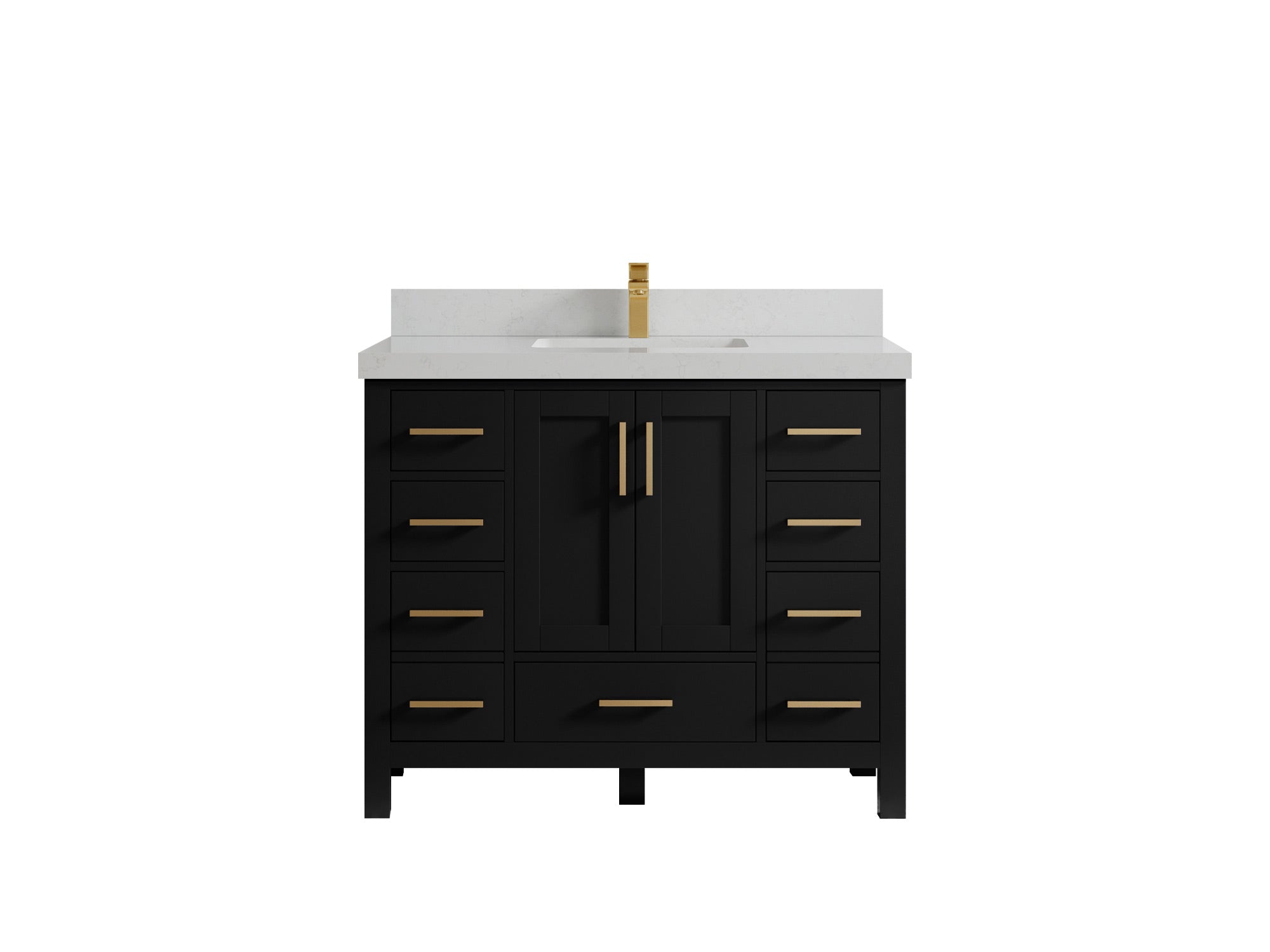 Malibu 42 in. W x 22 in. D Single Sink Bathroom Vanity - Willow Bath and Vanity