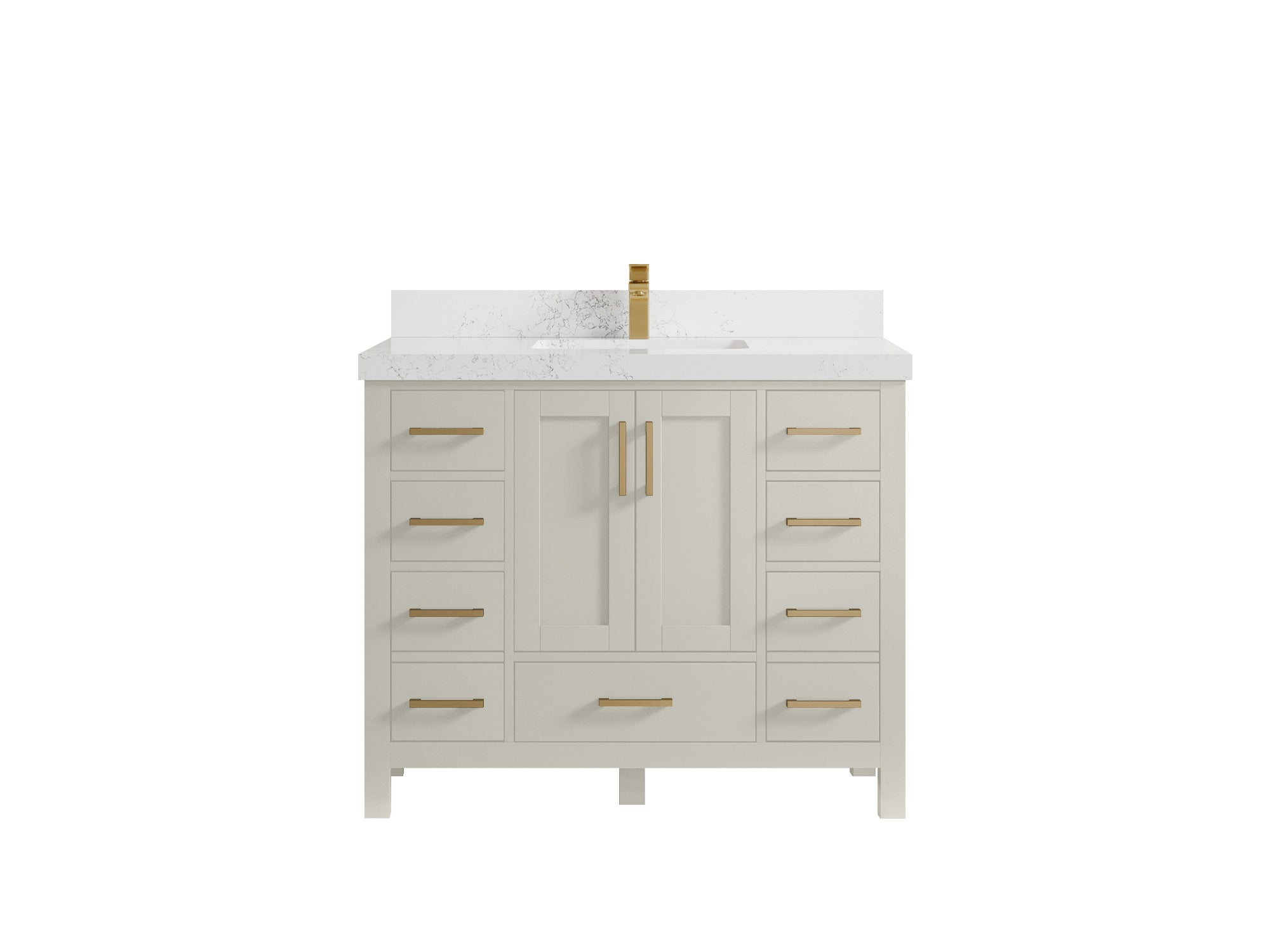Malibu 42 in. W x 22 in. D Single Sink Bathroom Vanity - Willow Bath and Vanity