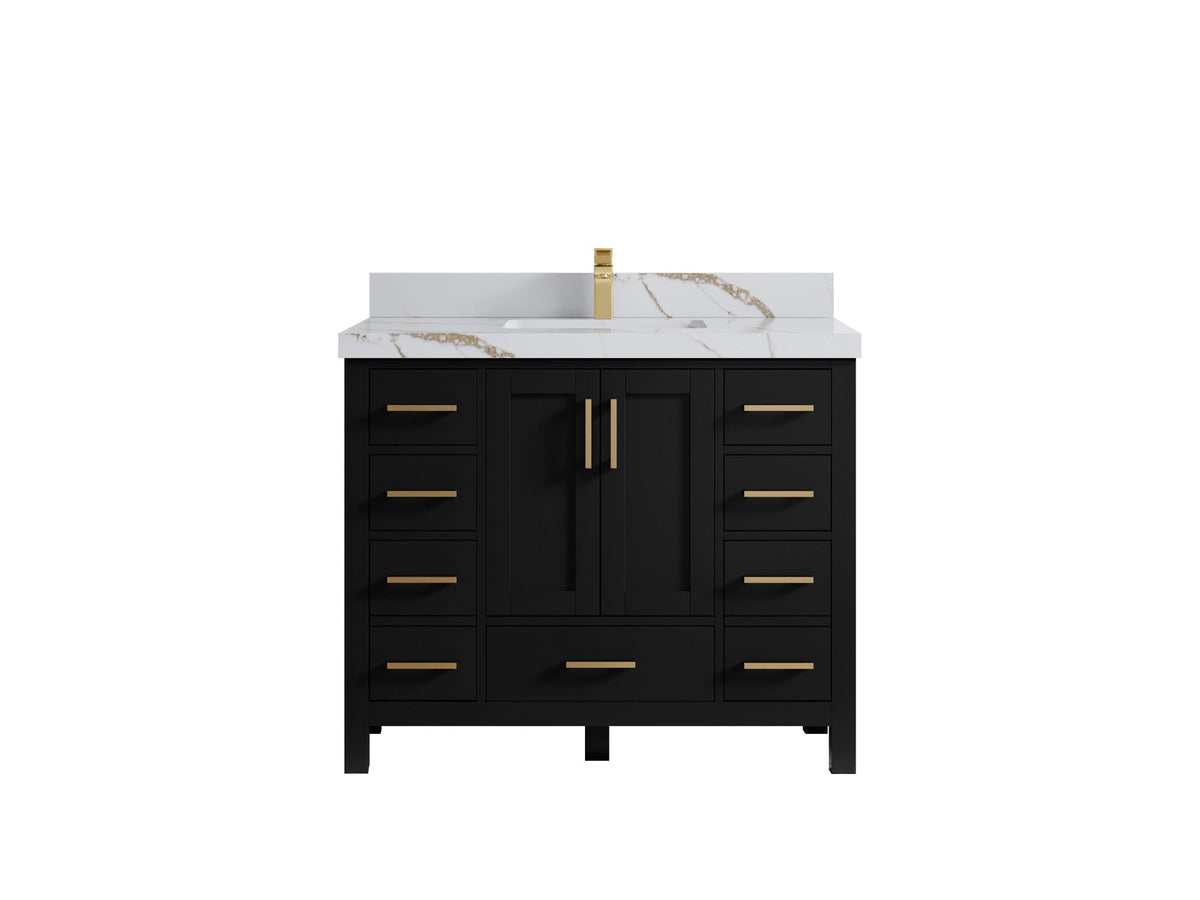 Malibu 42 in. W x 22 in. D Single Sink Bathroom Vanity - Willow Bath and Vanity