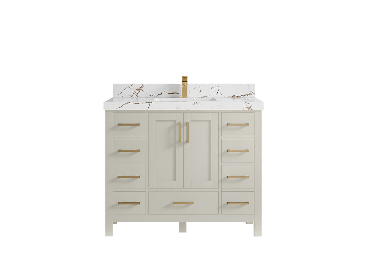 Malibu 42 in. W x 22 in. D Single Sink Bathroom Vanity - Willow Bath and Vanity