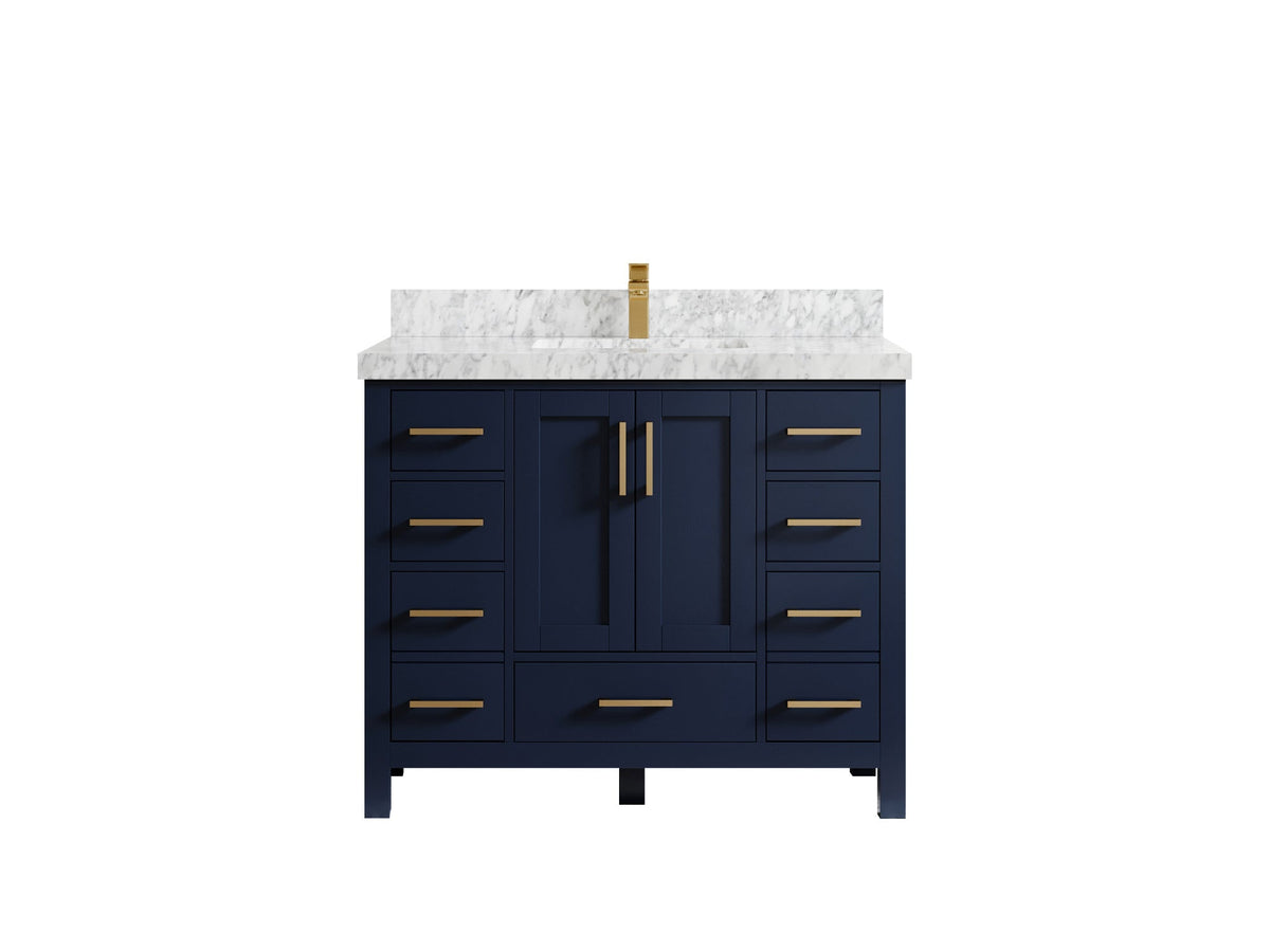 Malibu 42 in. W x 22 in. D Single Sink Bathroom Vanity - Willow Bath and Vanity