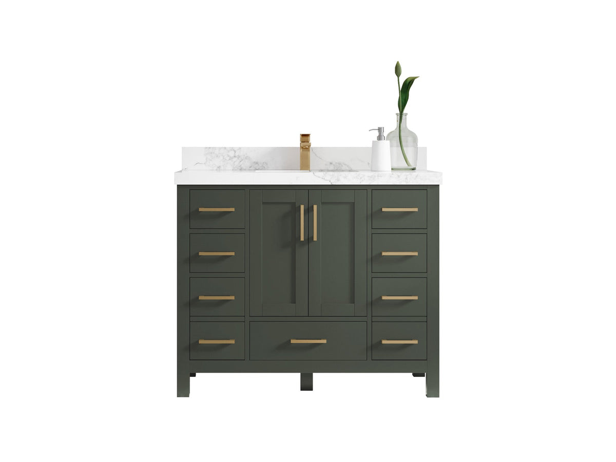 Malibu 42 in. W x 22 in. D Single Sink Bathroom Vanity - Willow Bath and Vanity
